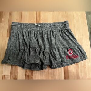 Ohio State mini skirt sz Medium